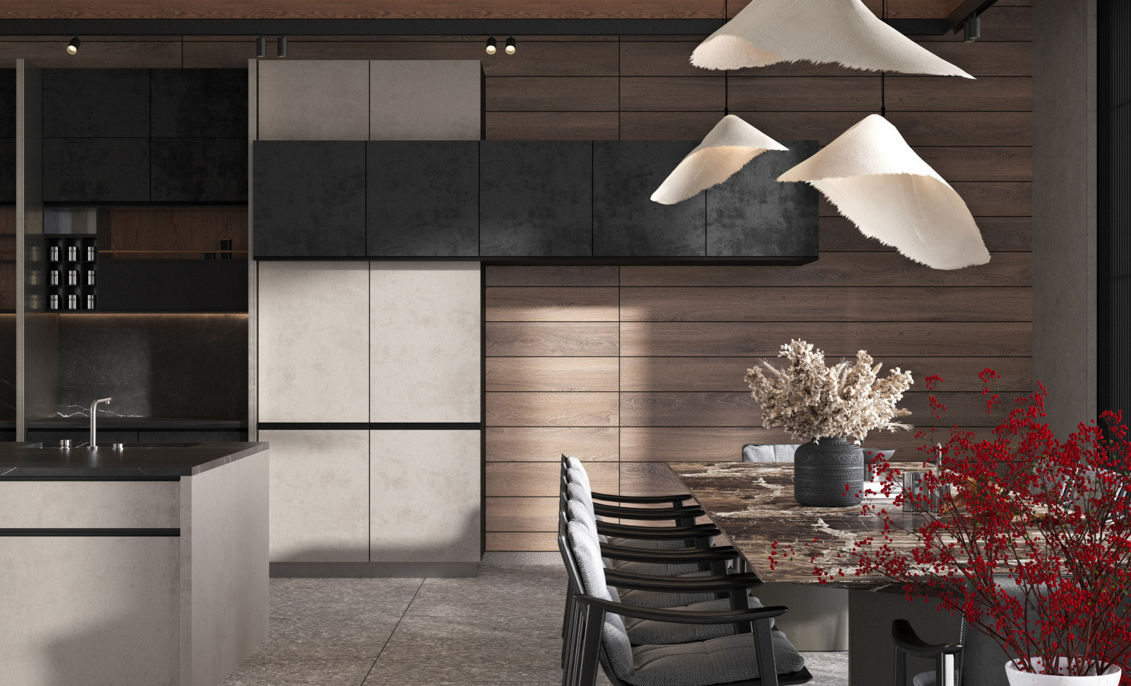 Интерьер дома в Крыму по проекту студии Пейковых