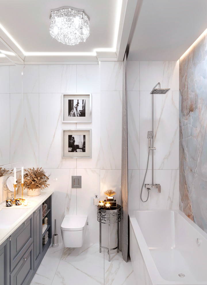 Дизайн четырёхкомнатной квартиры 116 кв.м в ЖК Символ