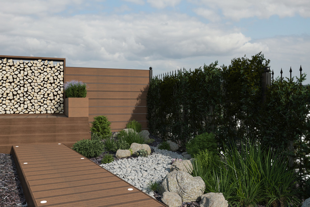 Ландшафтный дизайн придомовой территории на ул. Лазо в г. Хабаровске