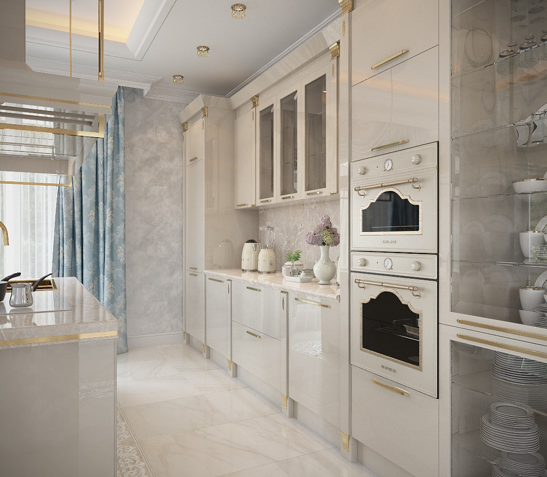 Дом в классическом стиле, посёлок Заостровье, Калининградская область