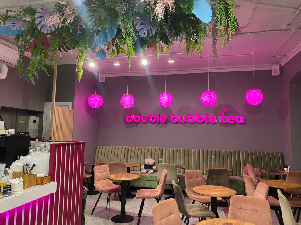 Обложка проекта: Кафе Double bubble tea г. Санкт-Петербург