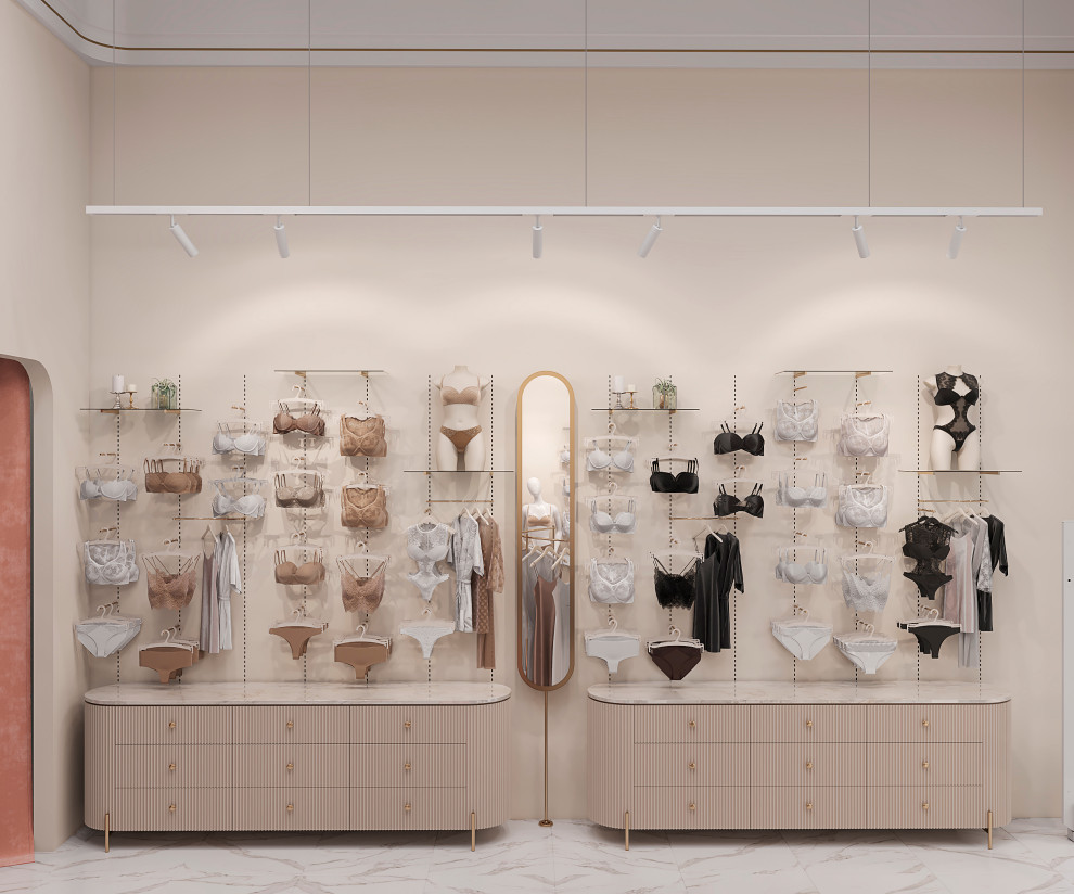 Дизайн проект магазина  женского нижнего белья.