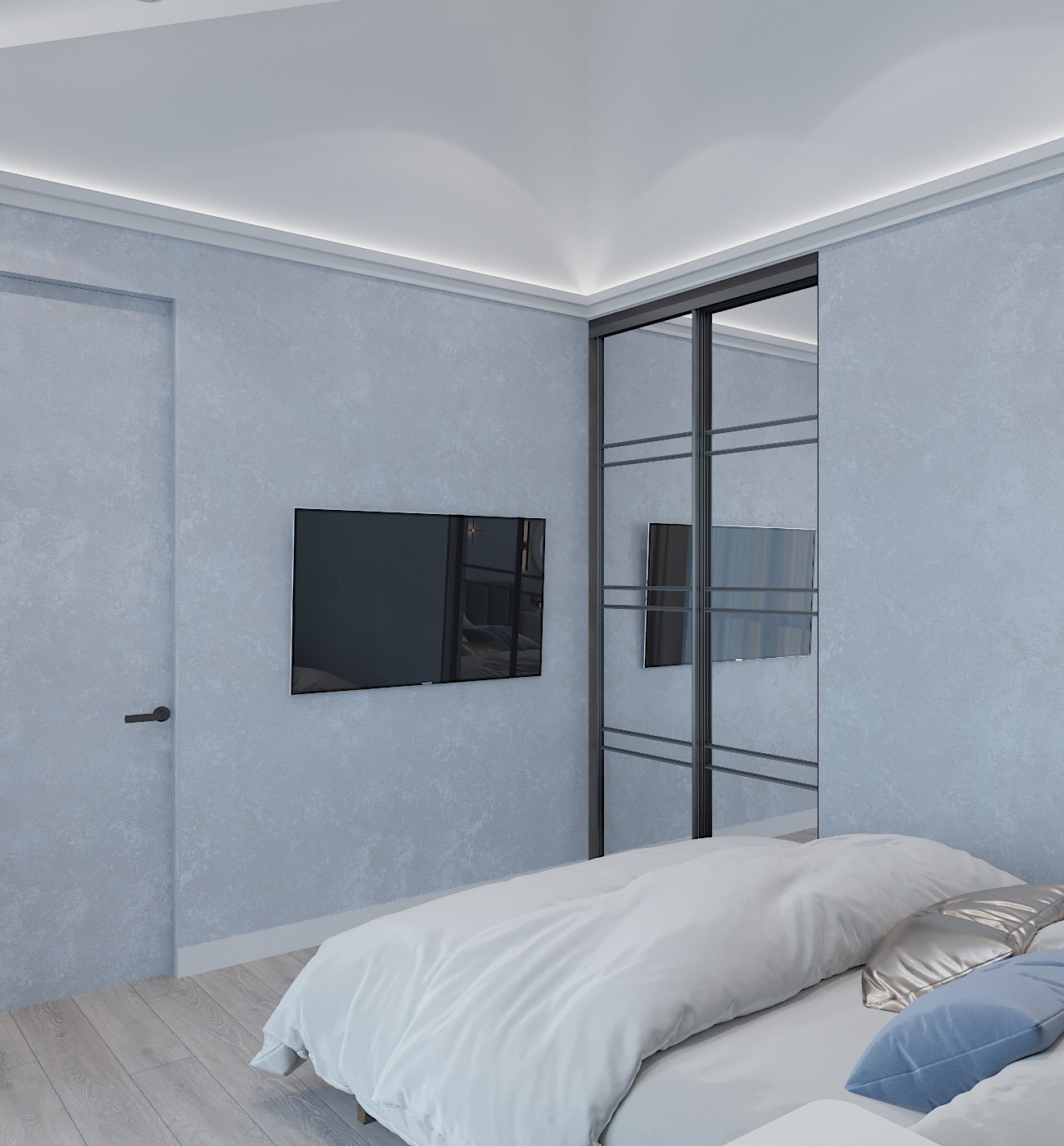 Квартира с  балками