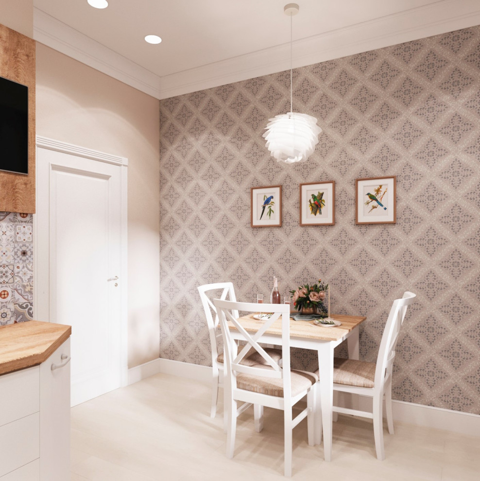 Студия в пастельных тонах