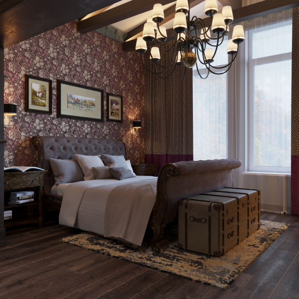 Обложка проекта: Загородный дом. Спальня джентльмена. Второй этаж