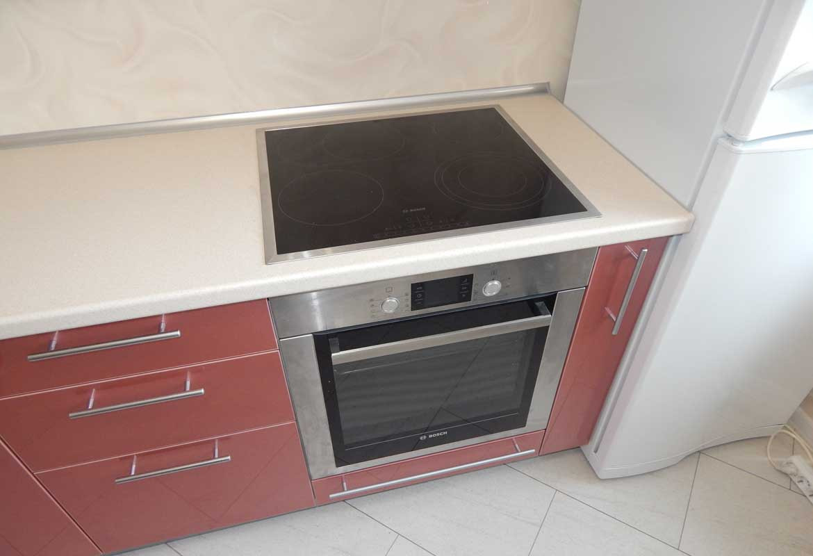 Кухни с фасадами из пластика