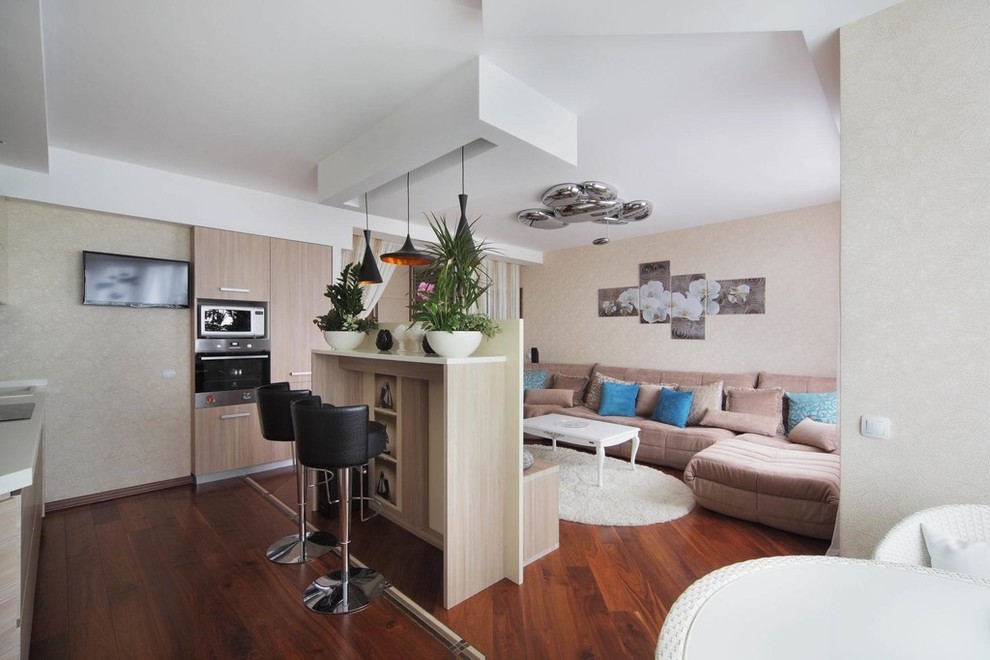 Интерьер квартиры в стиле Contemporary