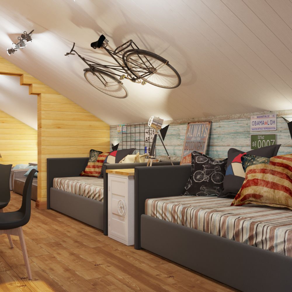 Коттедж - 2 этажа