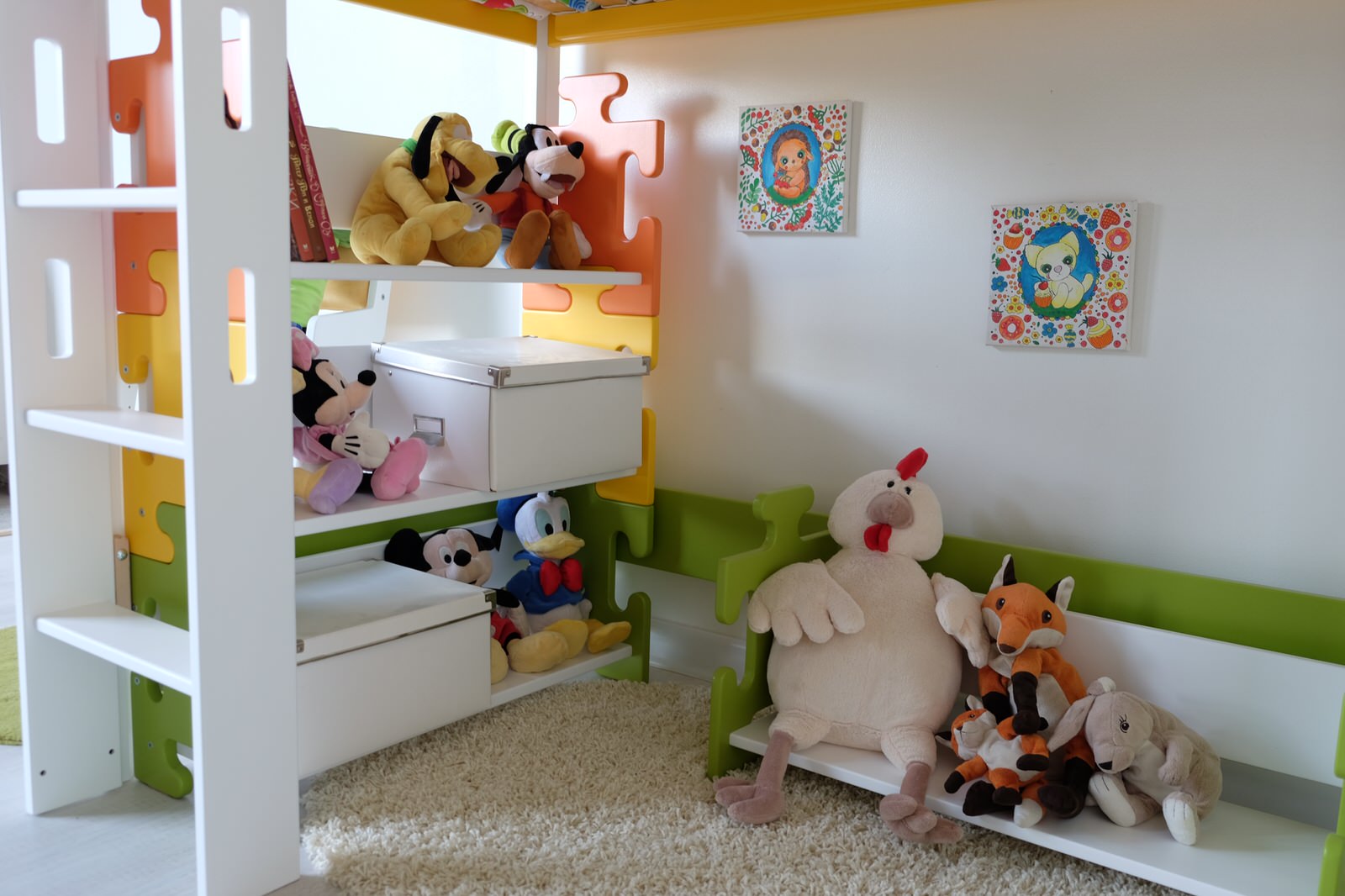 Кровать чердак с игровой зоной