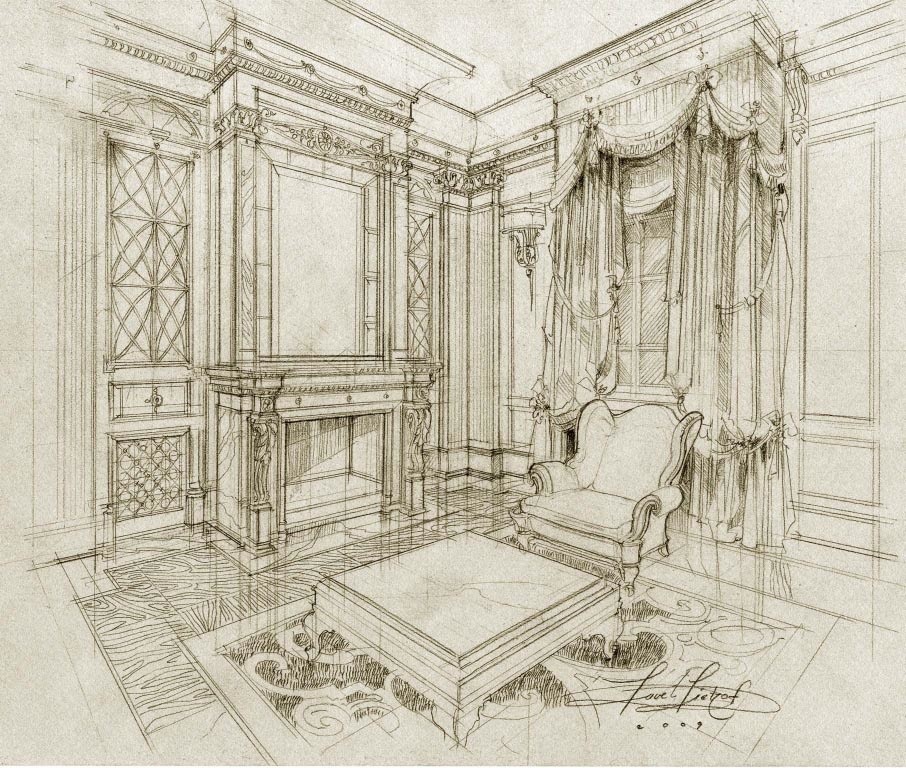 Эскизы - дизайн интерьера