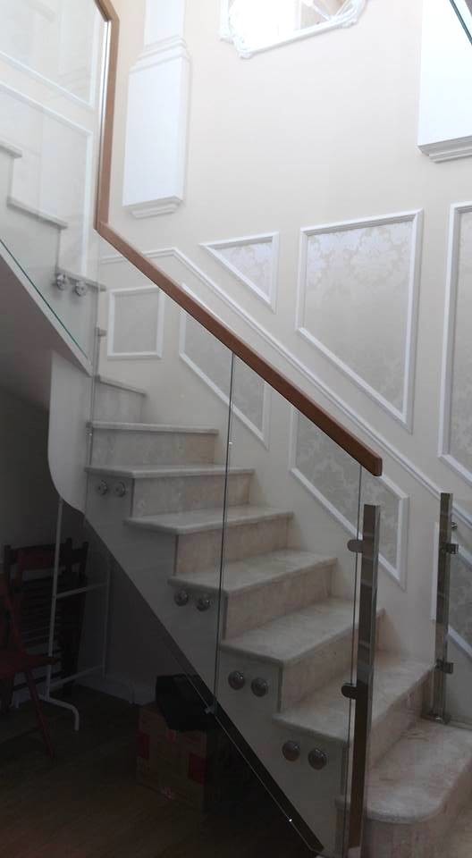 Самонесущие ограждения из стекла Маршаг