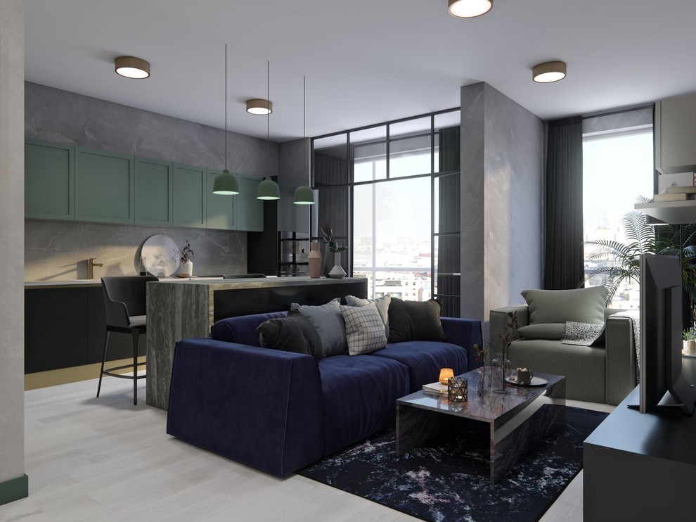 Душа компании: московская квартира для студента, 68 м²