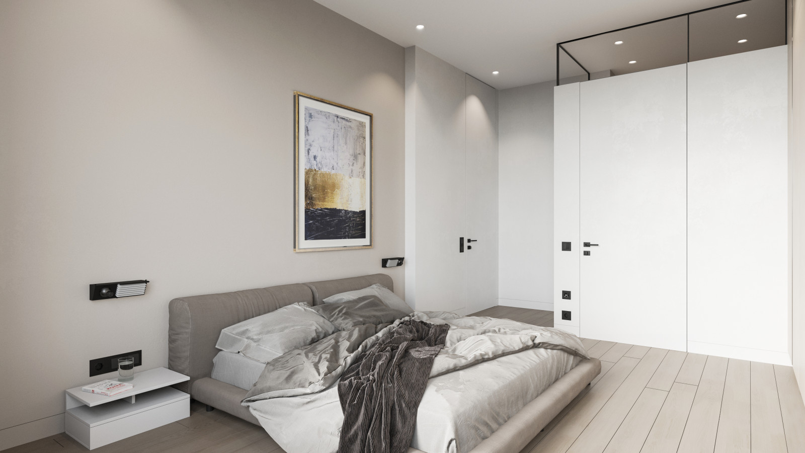Bedroom in the Residence of Architects