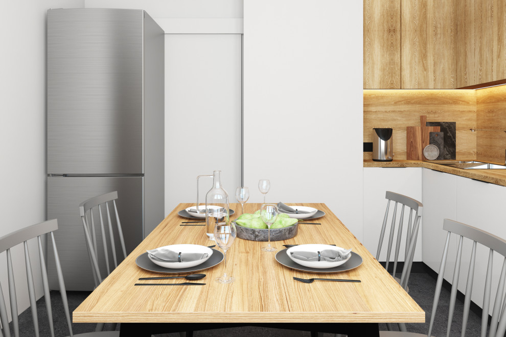 Проект кухни в панельном доме П-44Т