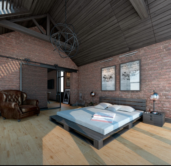 Лофт в индустриальном стиле