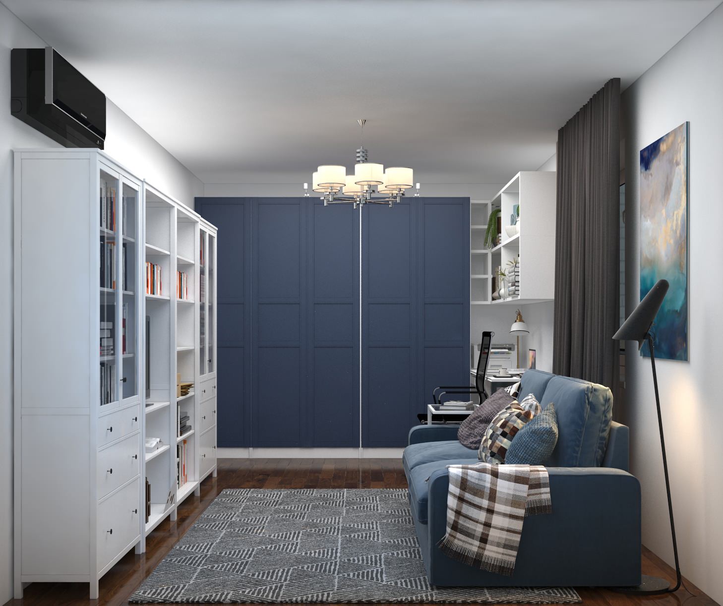 Дизайн проект гостиной в г. Жуковский