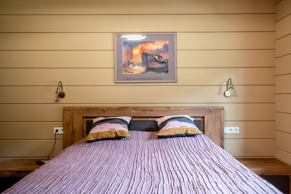 Деревянный дом с современном стиле