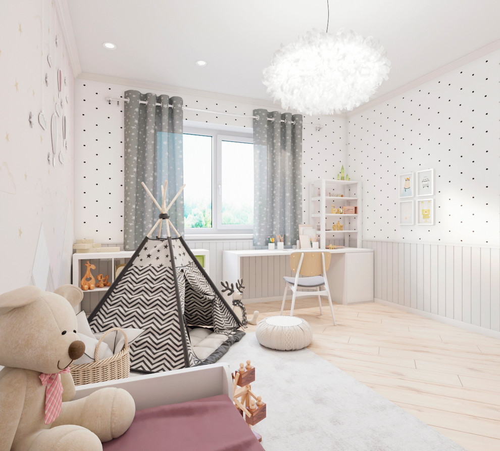 Обложка проекта: Квартира с элементами скандинавского стиля.