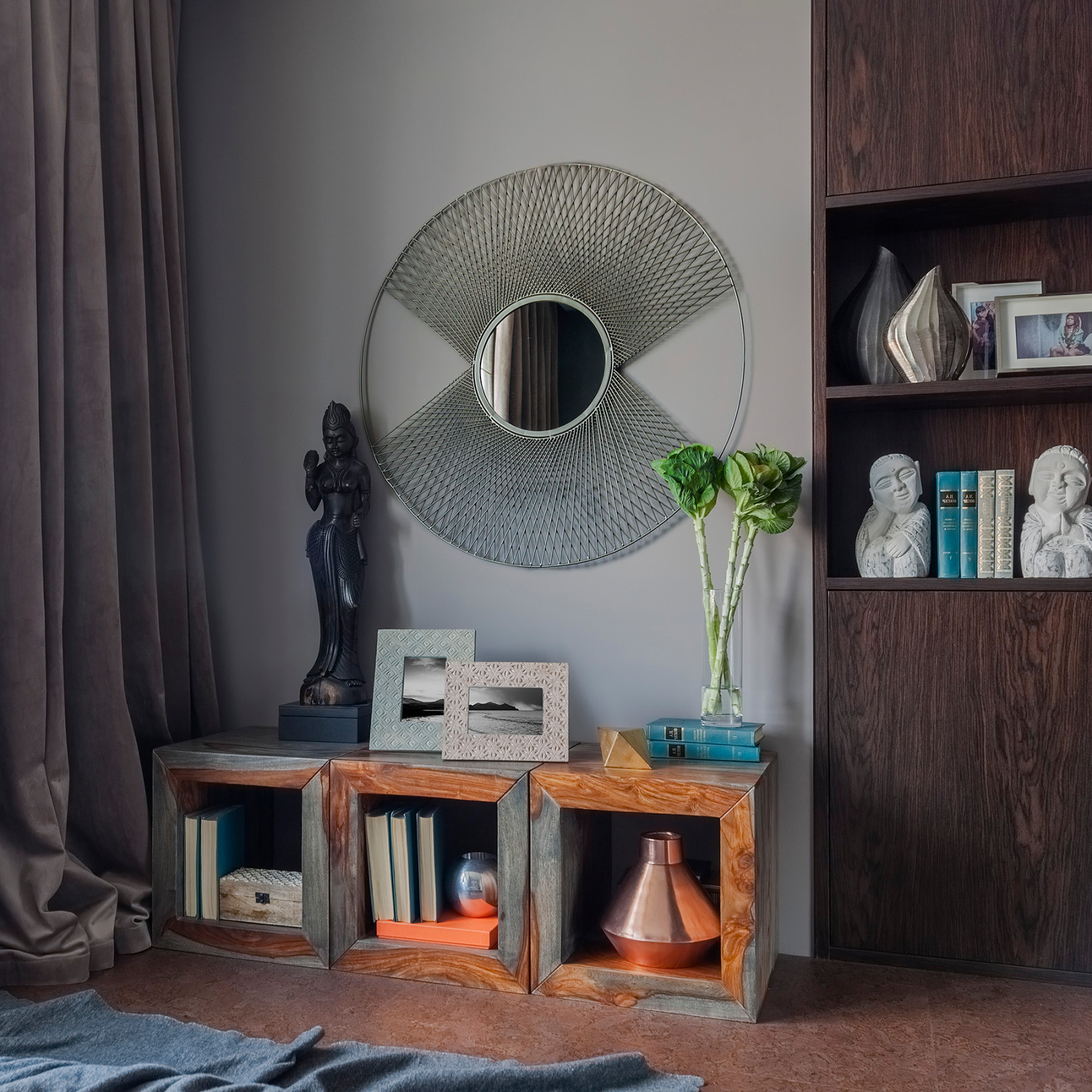 Спальня на подиуме