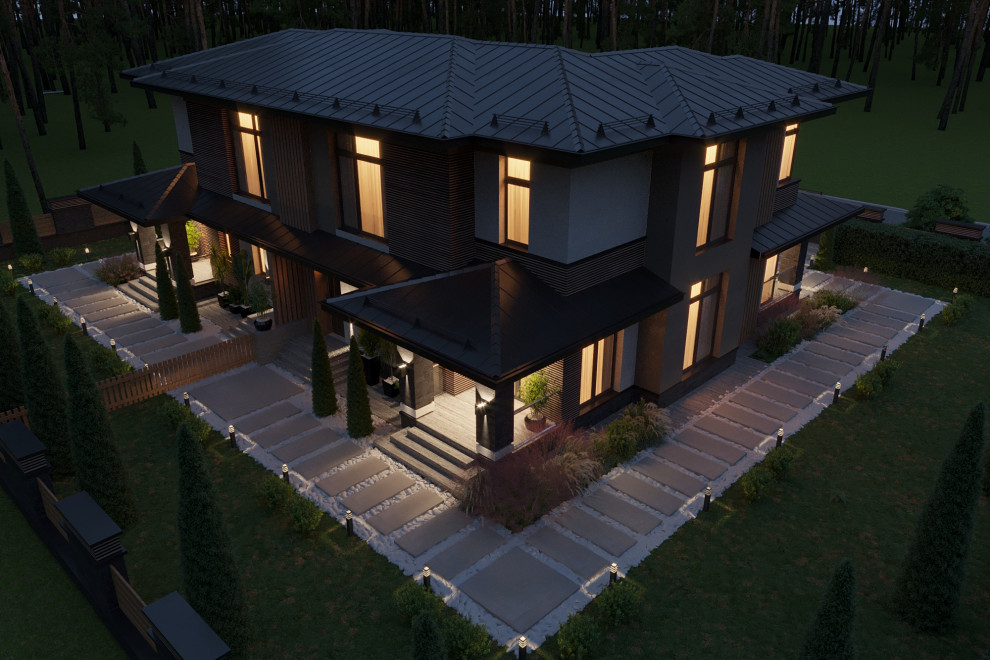 Обложка проекта: Таунхаус в современном стиле в г.Старый Оскол