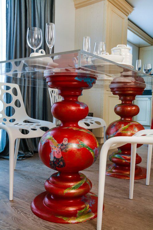 Поп- гостиная и арт -кухня (Дачный ответ НТВ)