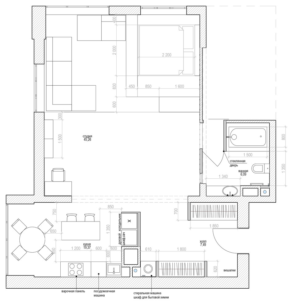 Обложка проекта: дизайн квартиры 74м2