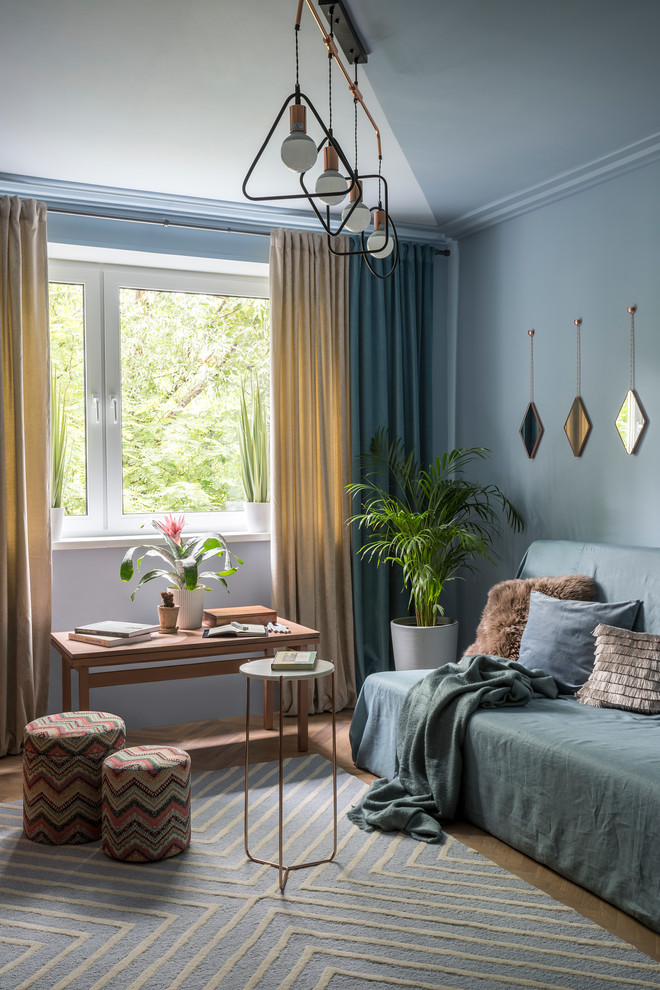 Houzz тур: «Двушка» с двуцветными потолками в доме серии П-44