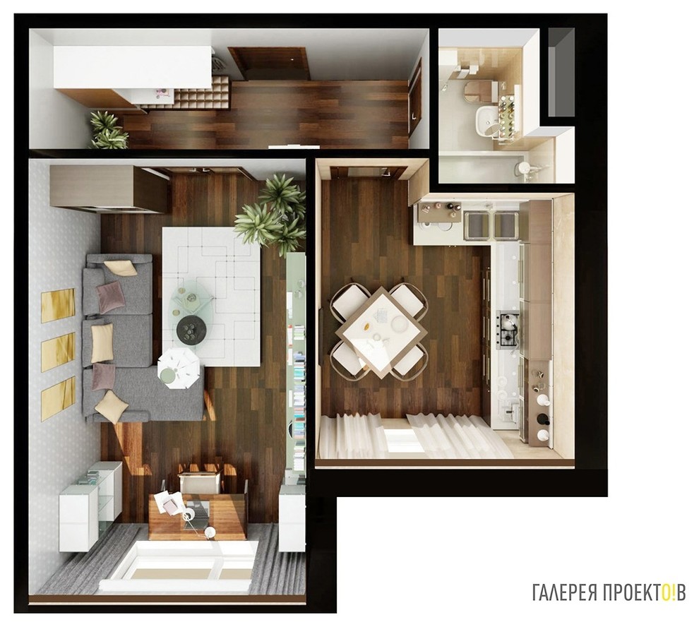 Однокомнатная квартира в Новом Тушино