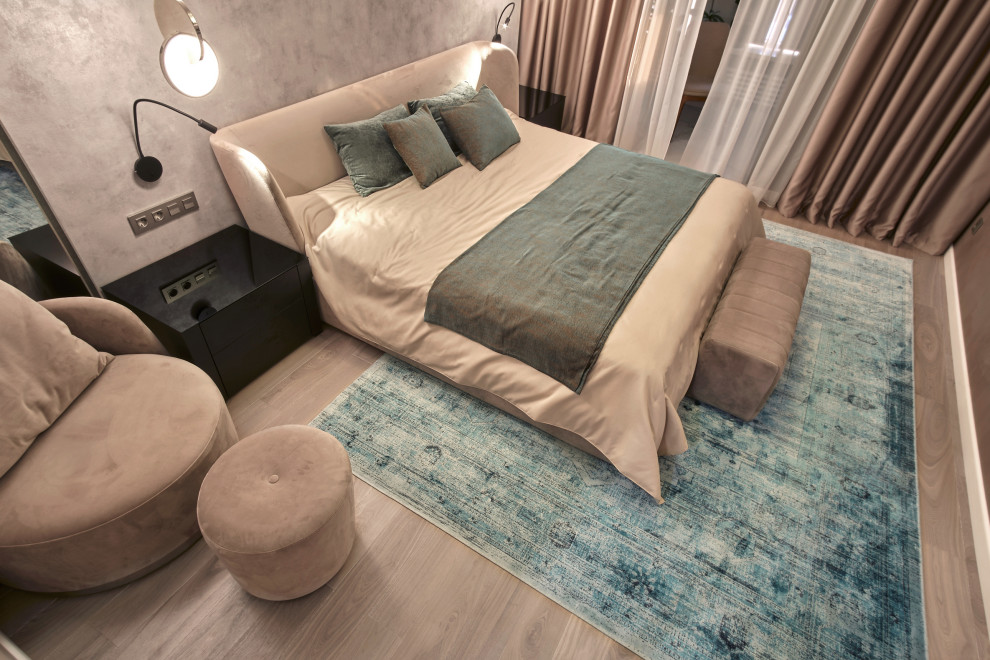 Спальня-гардеробная 32 кв.м. 2022 г. Фото.