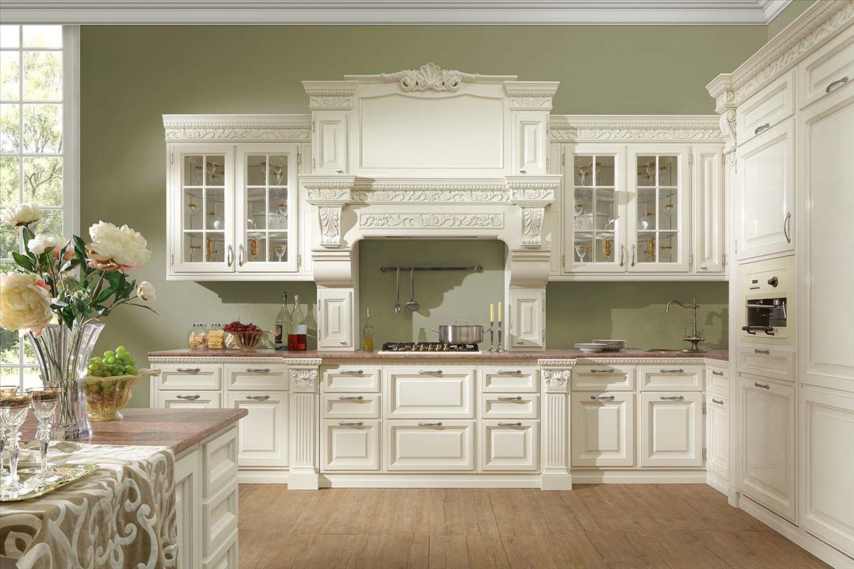 Обложка проекта: Классическая белая кухня