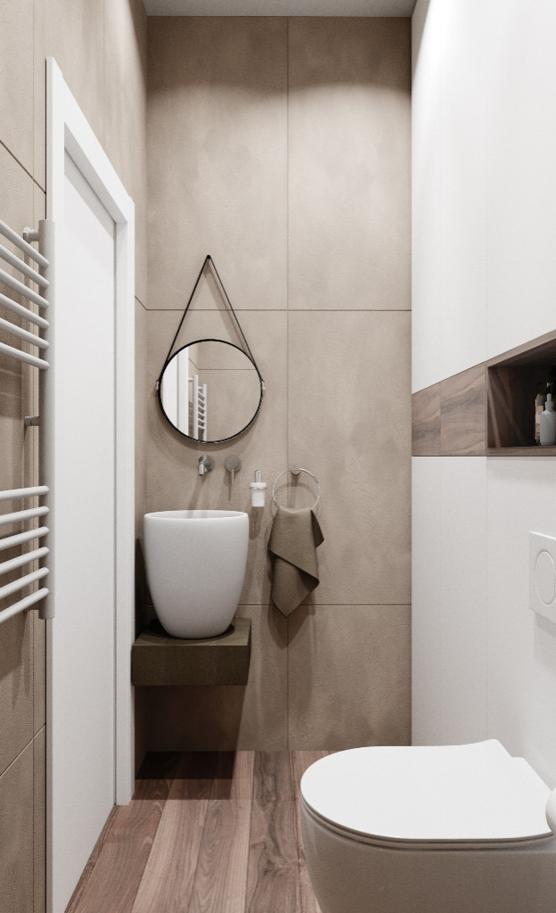 Светлая квартира для молодой девушки