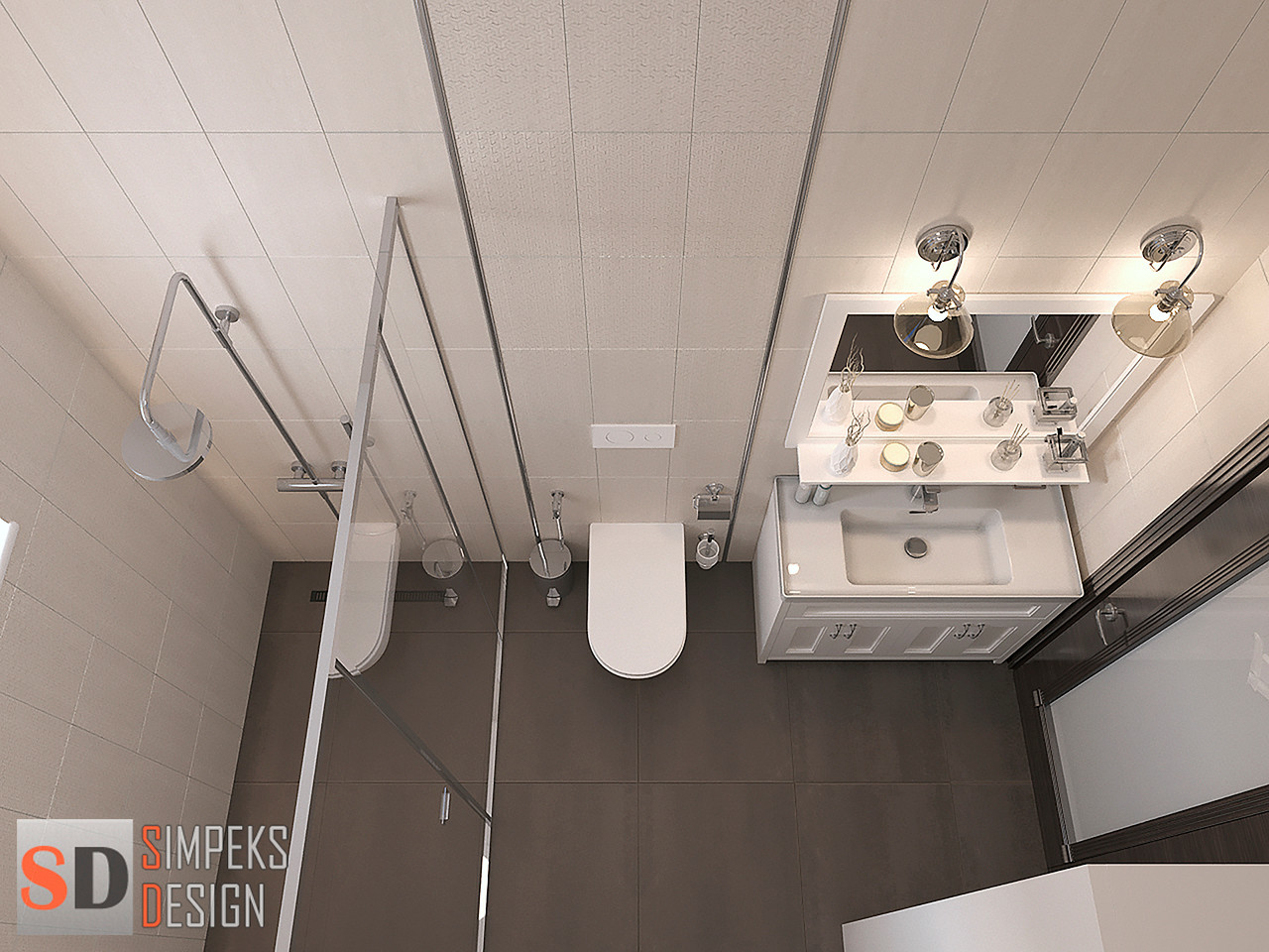 Санузел неоклассика