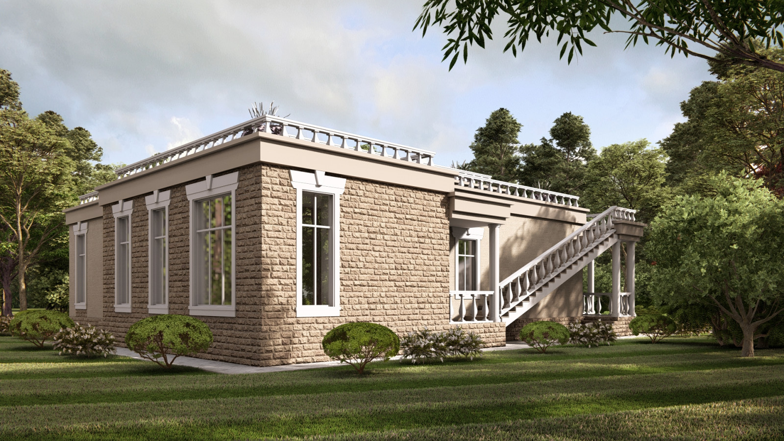 Проект частного дома в Московской области площадью 247.14м2