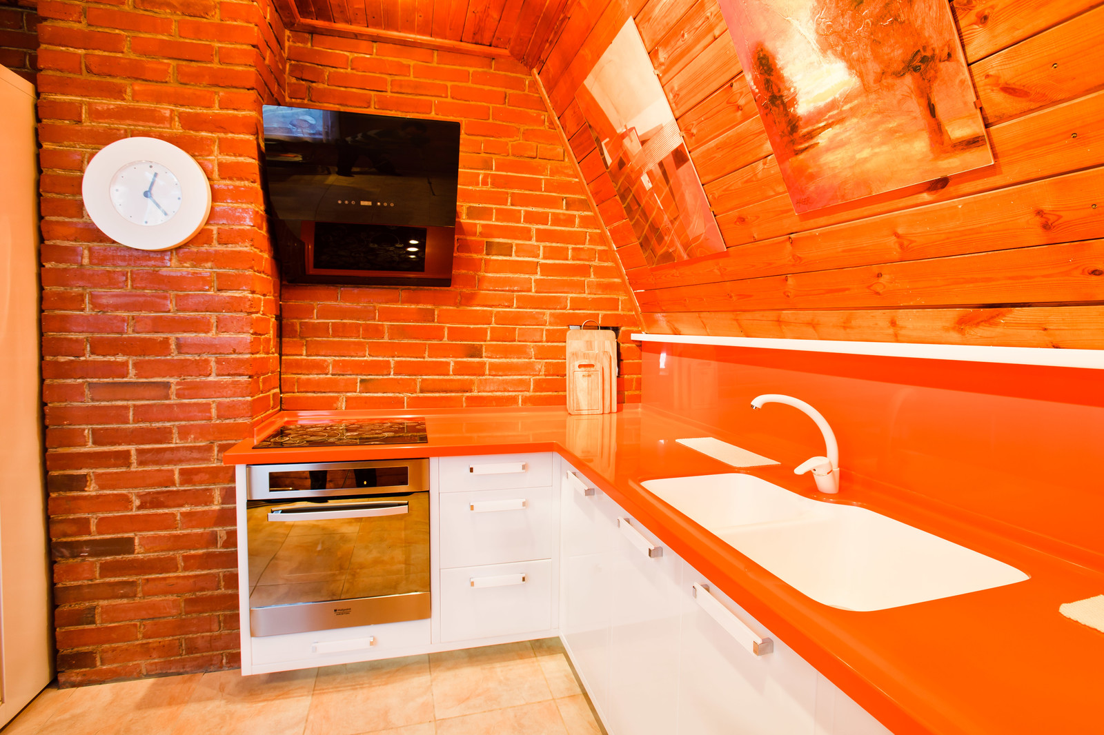 Кухня в загородном доме