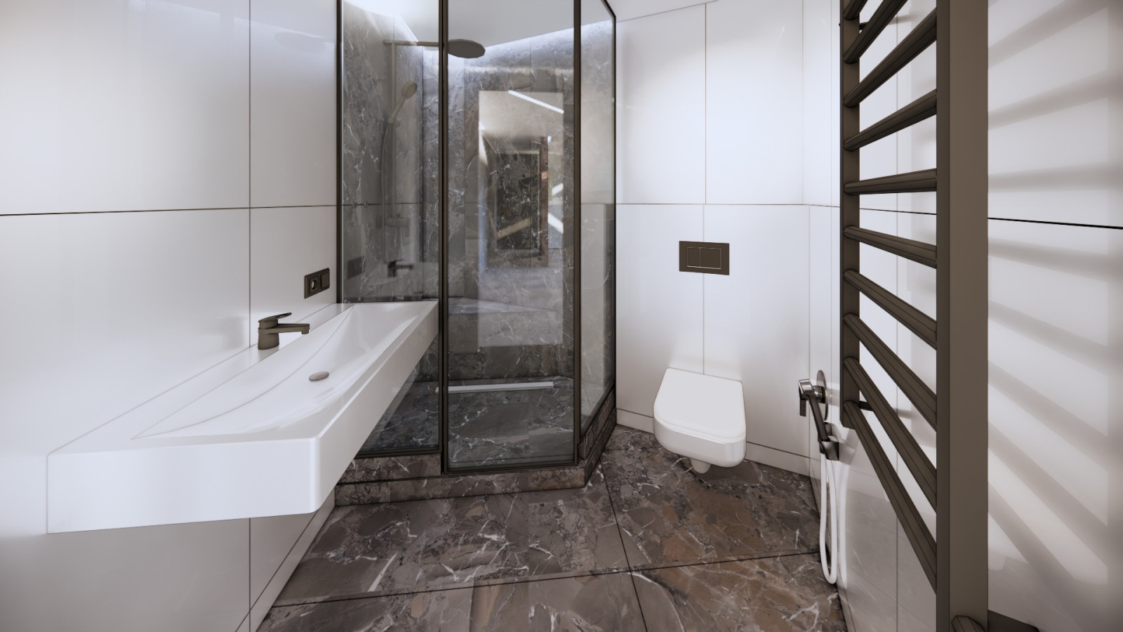 Небольшая квартира в современном стиле