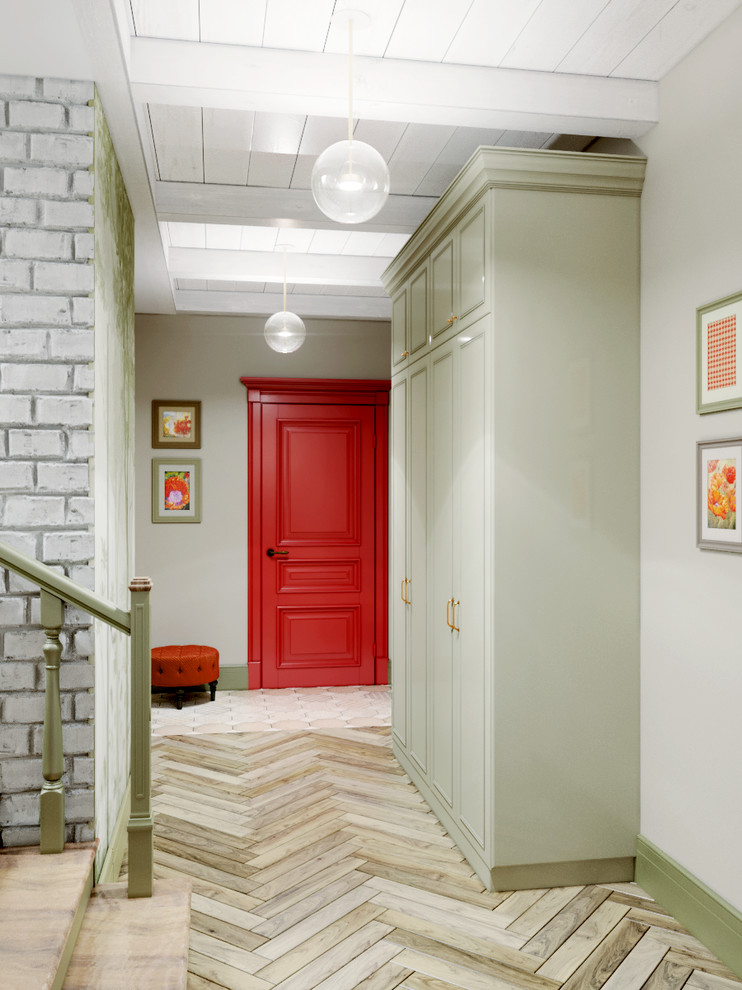 Загородный дом в оливковых тонах