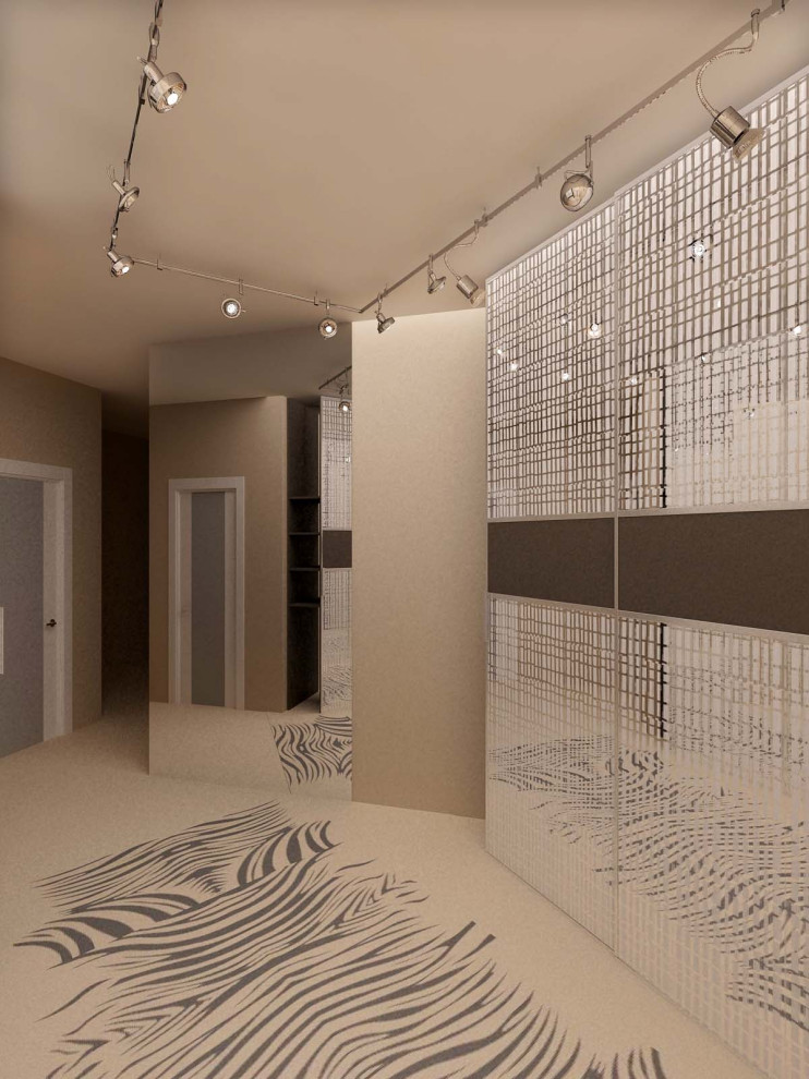 monochrome interior for a young girl