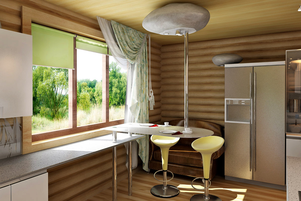 Дом из колиброванного бревна: скучно или весело и свежо?