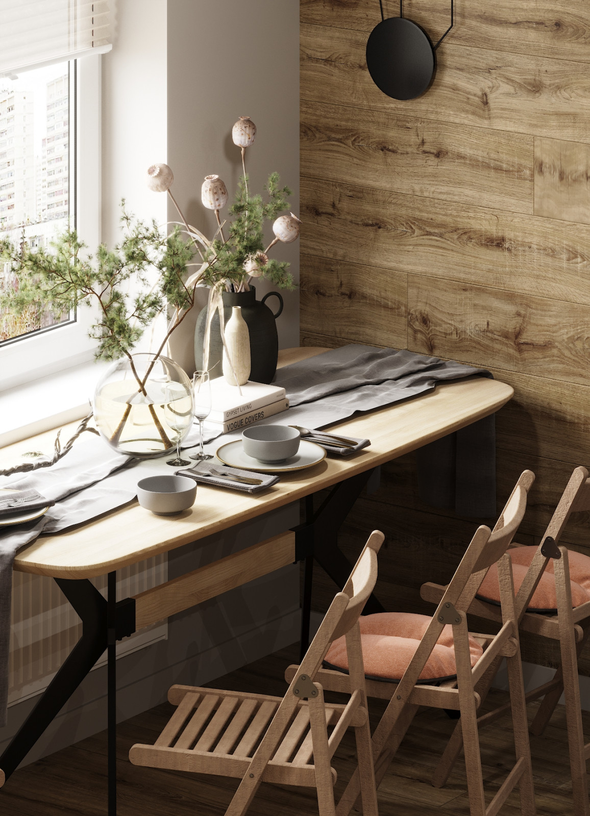 "Прикоснись к природе", квартира в Москве, 68 м2