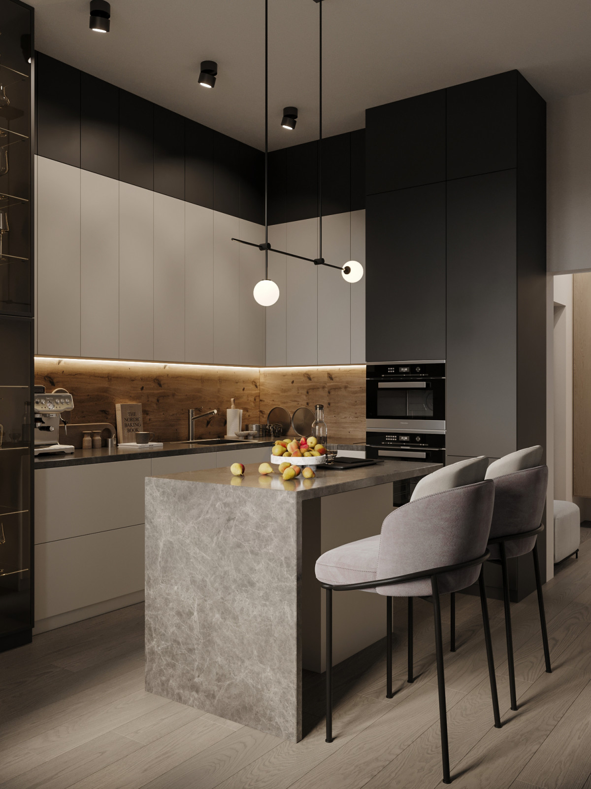 Светлая квартира для семьи из двух человек