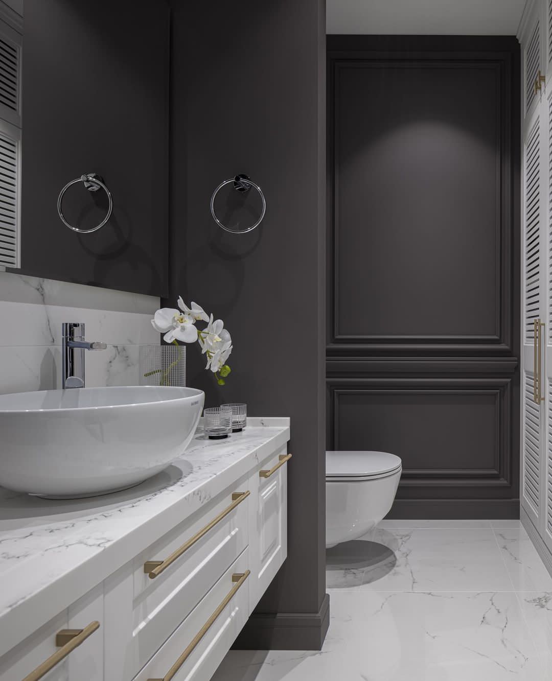 Интерьер квартиры в ЖК "Ольховский парк" по проекту Шабалина Александра