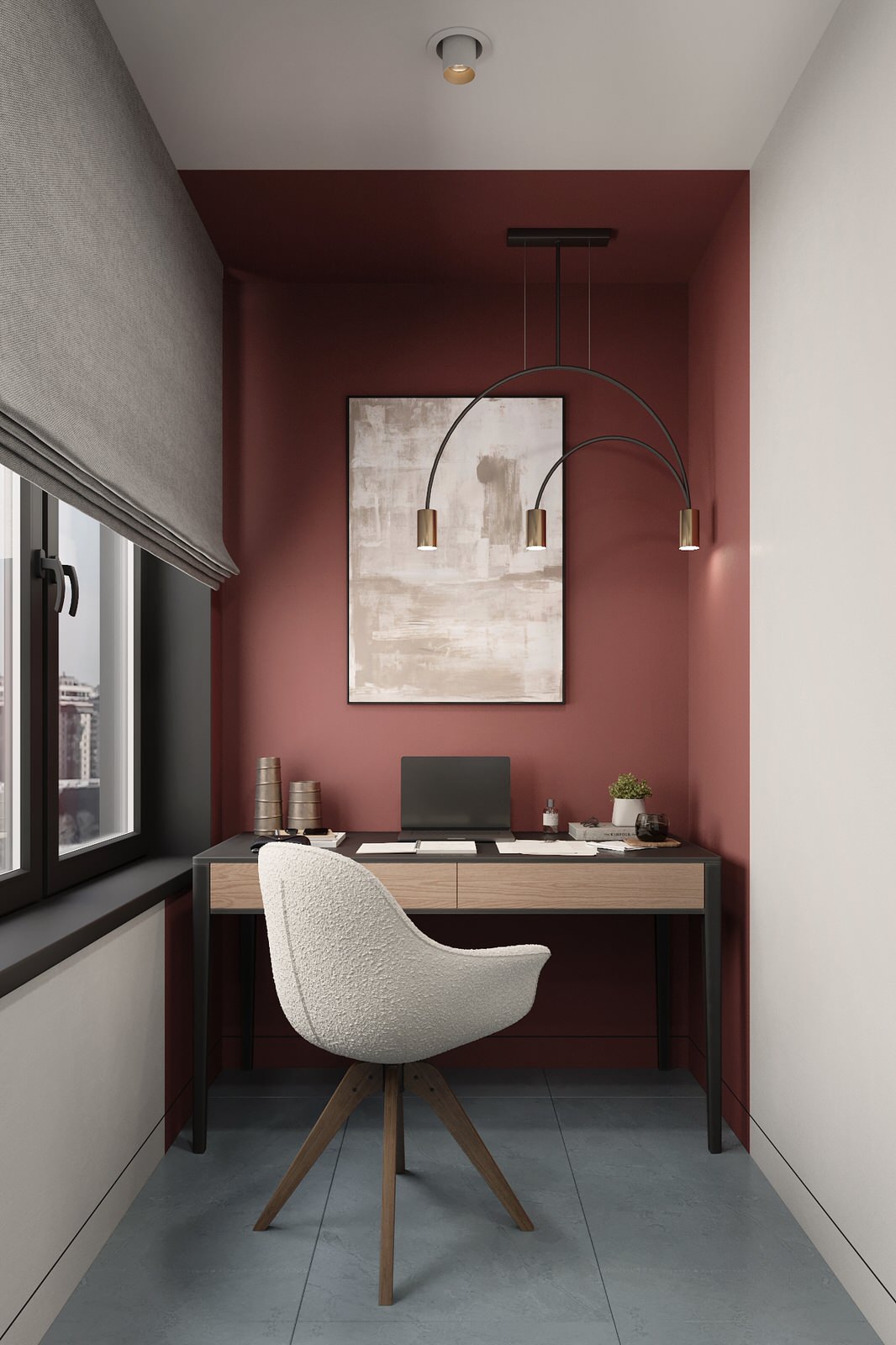 ЖК "Квартал Галактика", квартира в зеленом цвете.