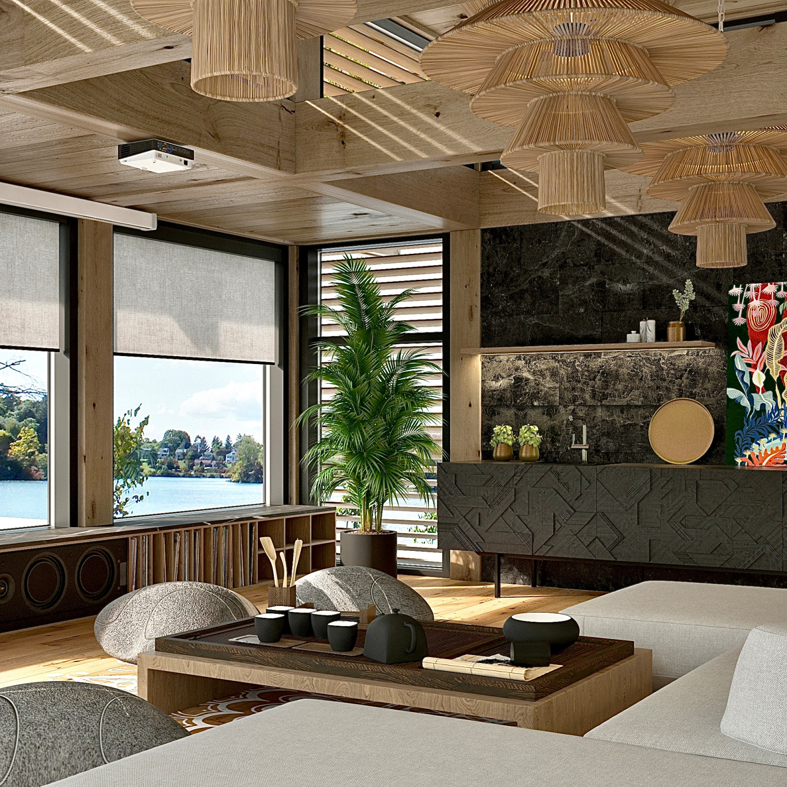 Дизайн проект интерьера загородного дома в Саратове