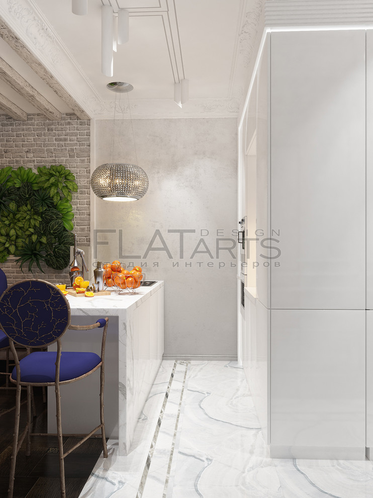 Дизайн 2-ной кв. 70 кв.м в стиле арт-деко