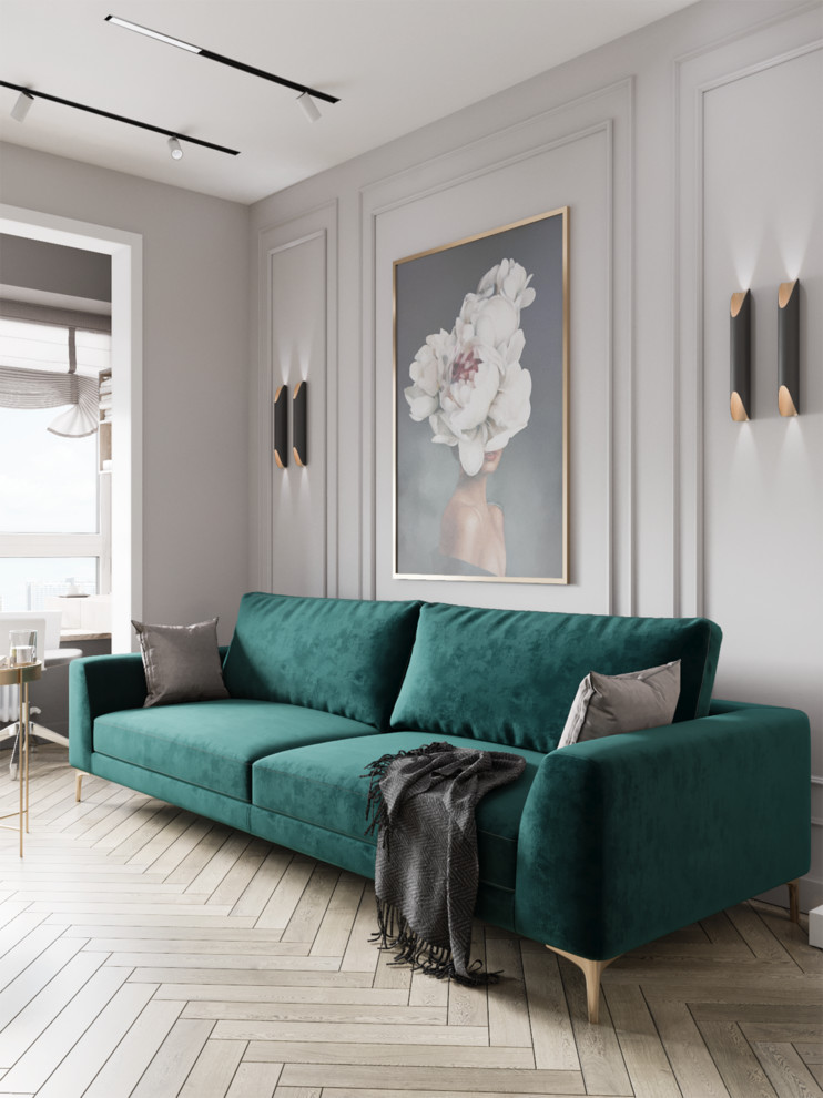 Диванная зона ЖК Clever Park