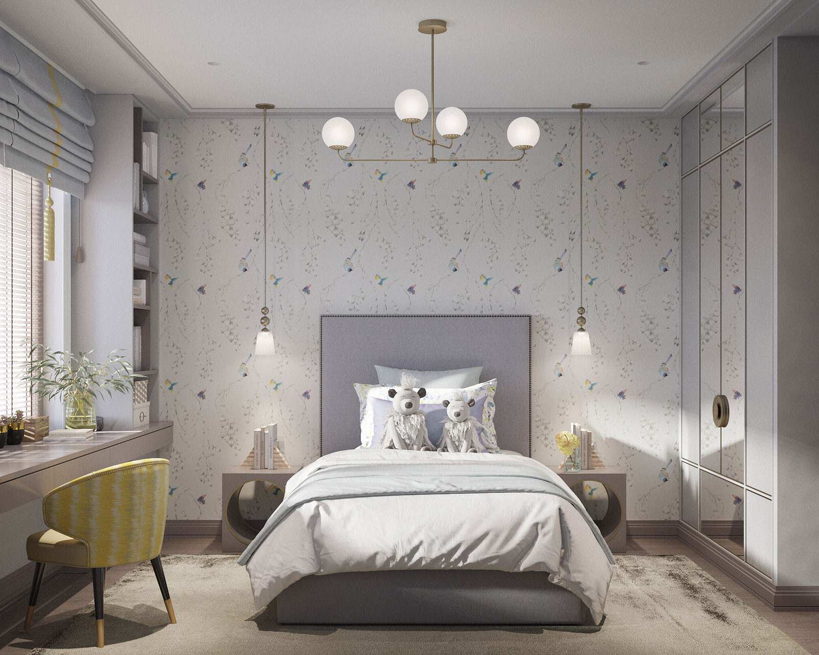 Дизайн трехкомнатной квартиры  в ЖК «Чемпион-парк»