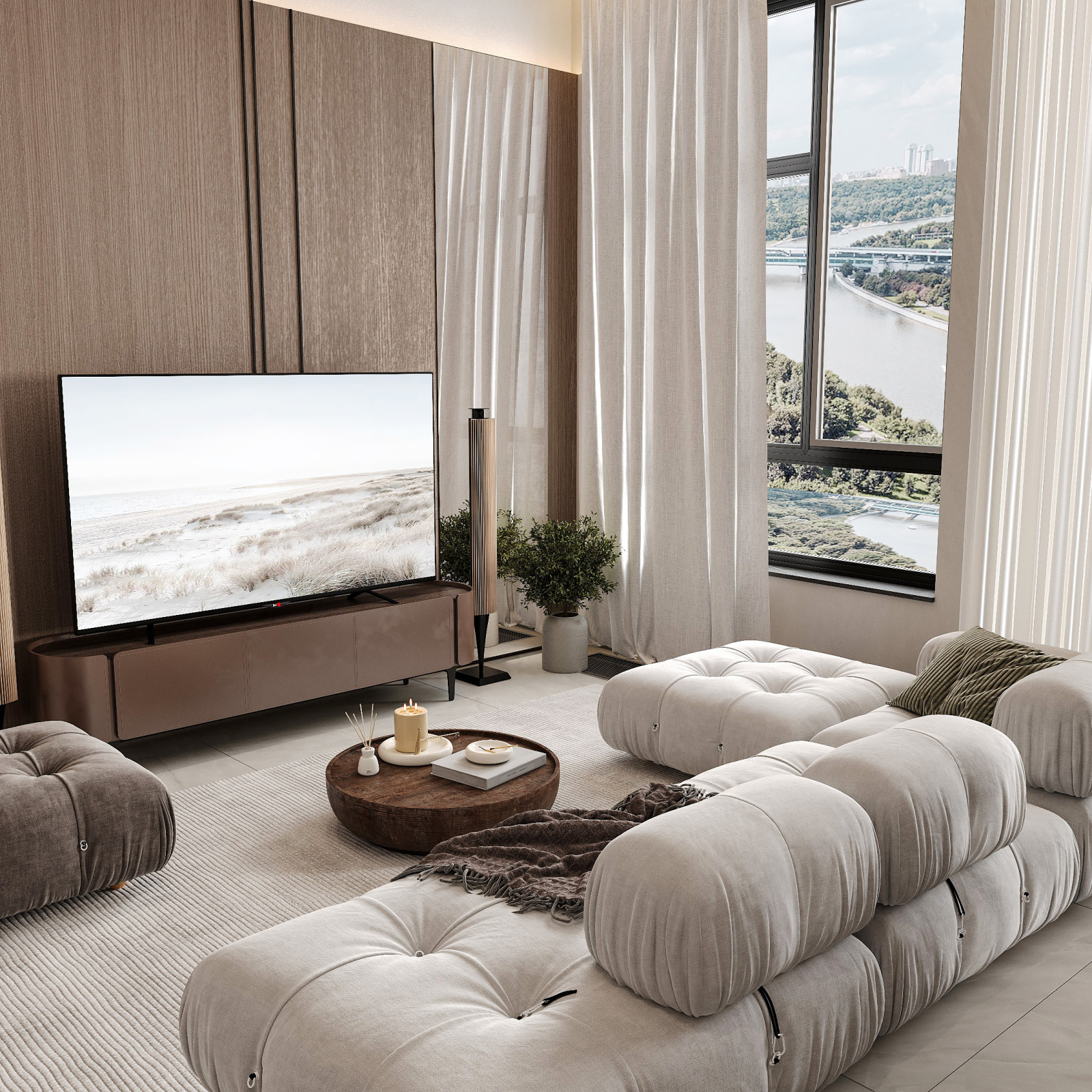 Интерьер жилой квартиры в Москве