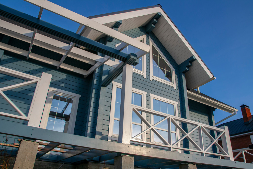 Небольшой дом из бруса в Кадницах