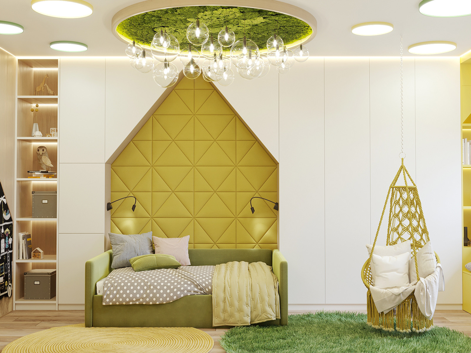 Квартира 90 м.кв. Фьюжн скандинавского и эко стилей