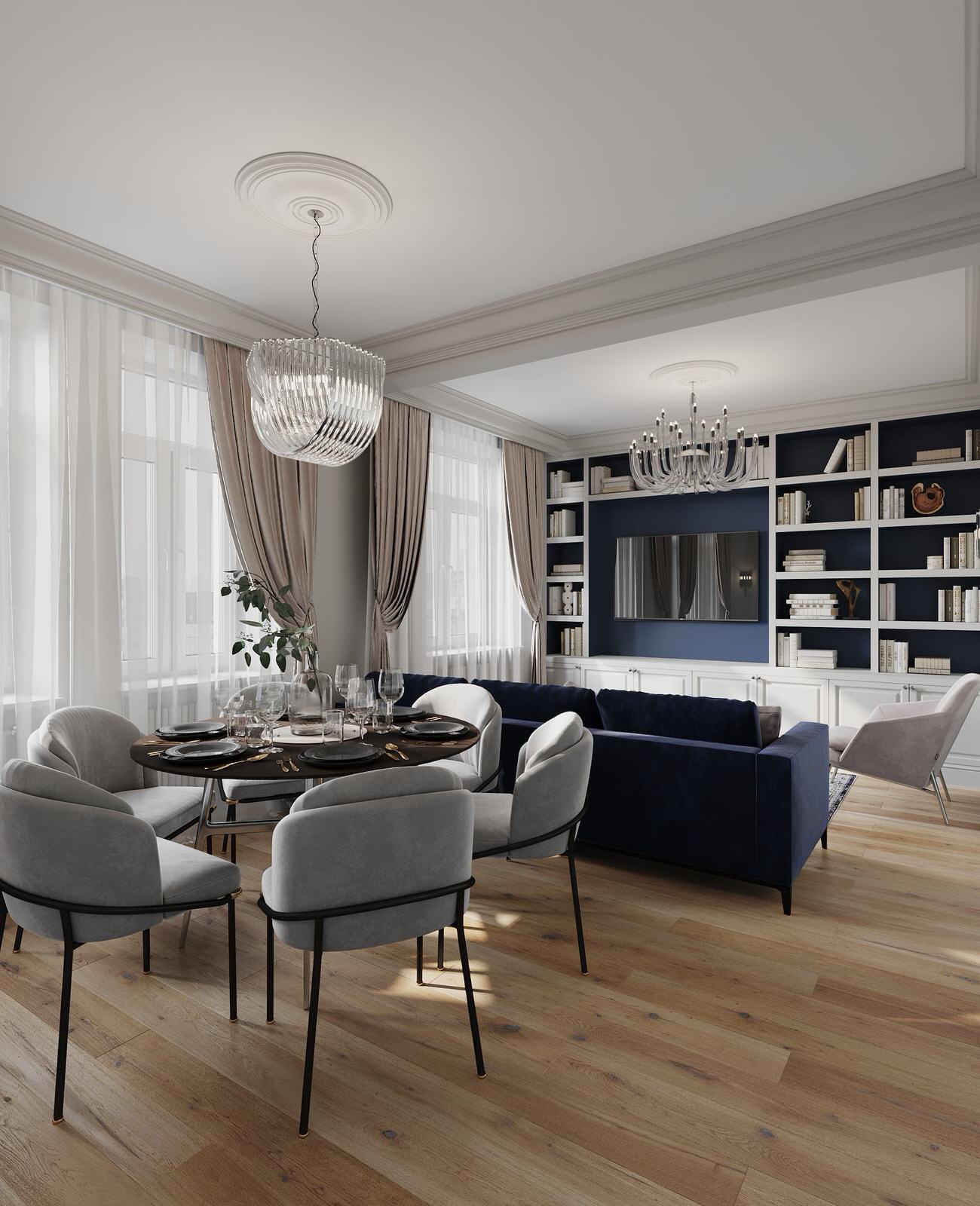 Обложка проекта: Ремонт в сталинском доме